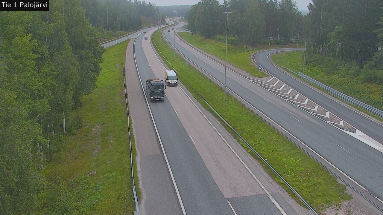 Weather Camera Image Road 1 Vihti, Palojärvi, Vihti, Uusimaa