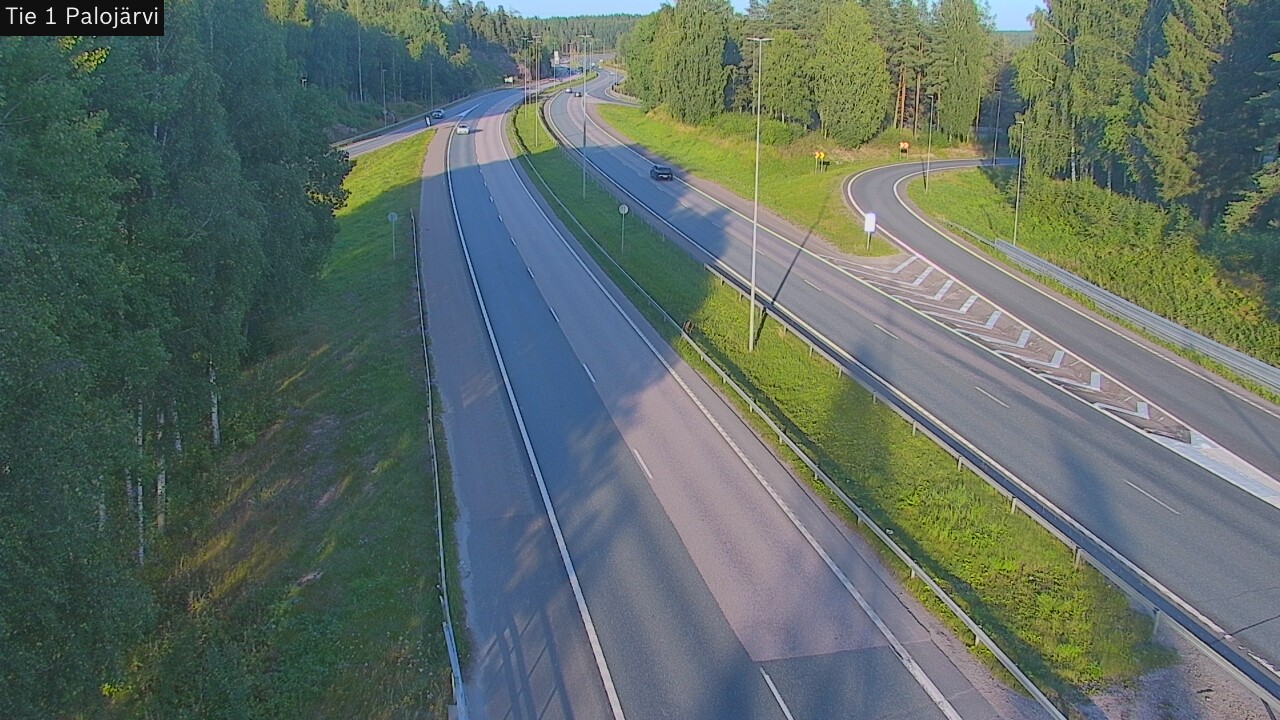 Weather Camera Image Road 1 Vihti, Palojärvi, Vihti, Uusimaa
