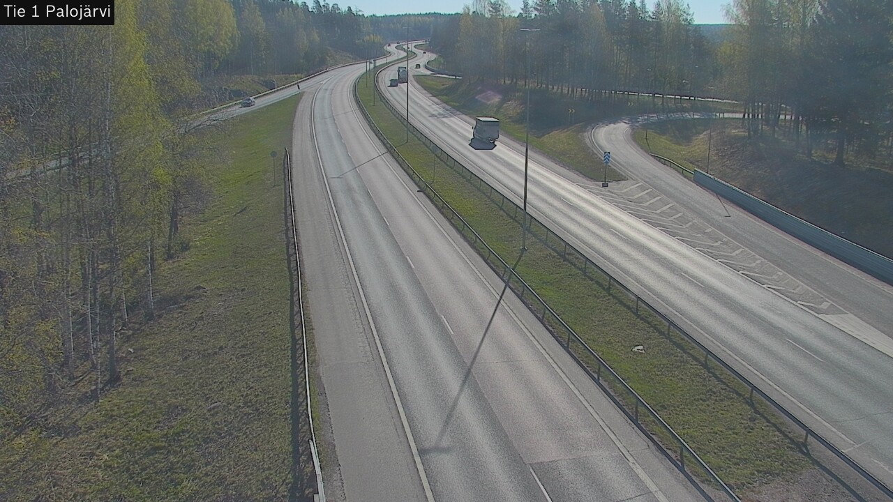 Weather Camera Image Väg 1 Vichtis, Palojärvi, Vihti, Uusimaa