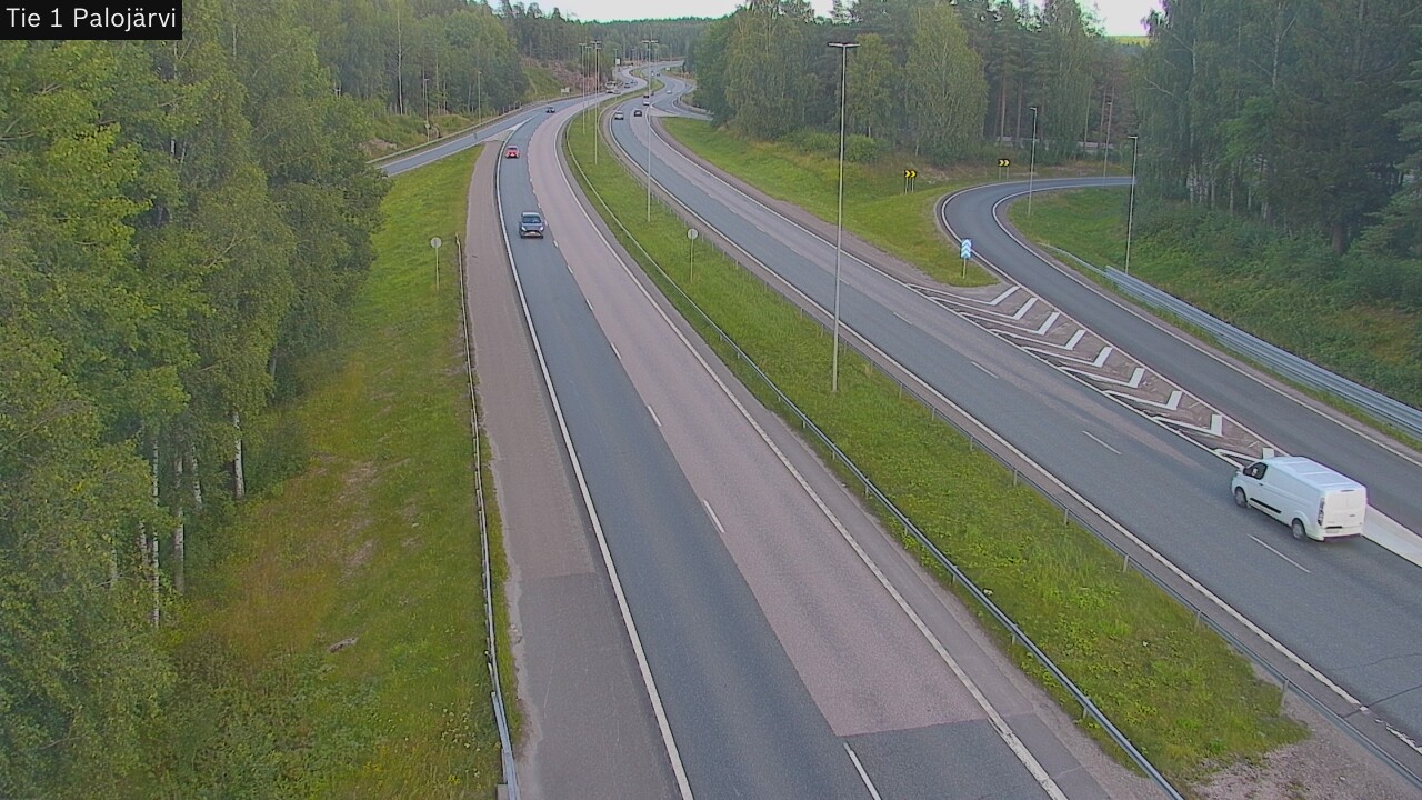 Weather Camera Image Road 1 Vihti, Palojärvi, Vihti, Uusimaa