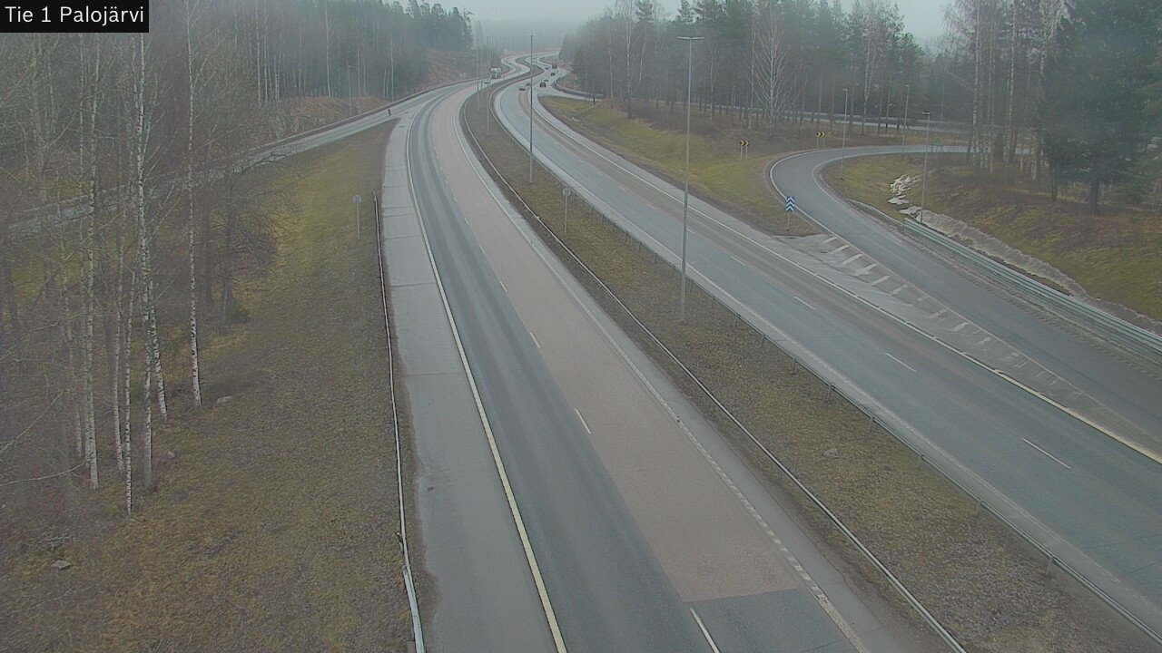 Weather Camera Image Road 1 Vihti, Palojärvi, Vihti, Uusimaa