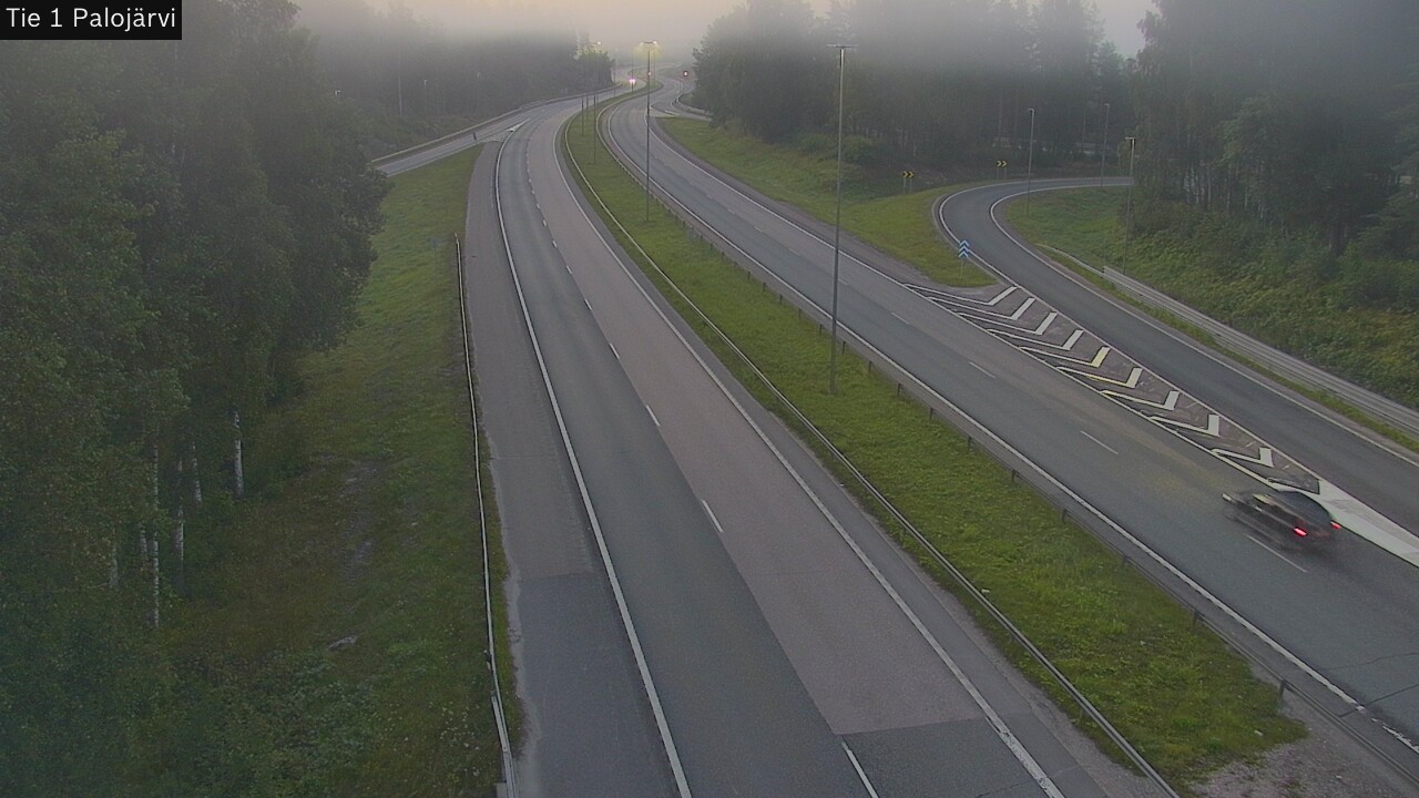 Weather Camera Image Road 1 Vihti, Palojärvi, Vihti, Uusimaa