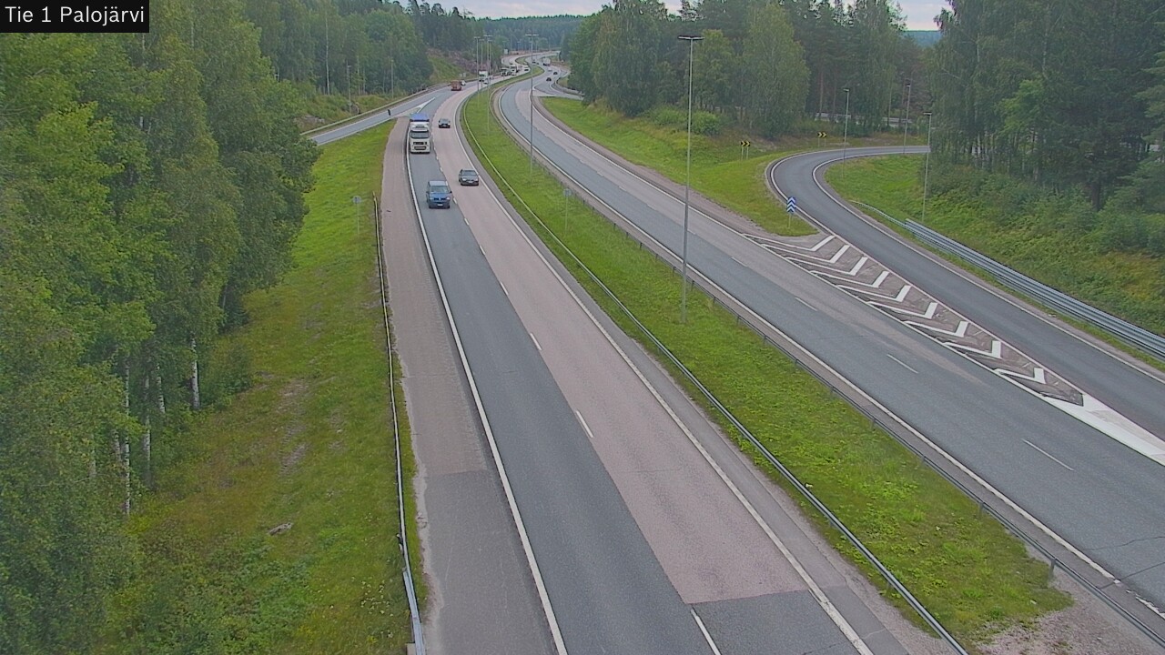 Weather Camera Image Road 1 Vihti, Palojärvi, Vihti, Uusimaa