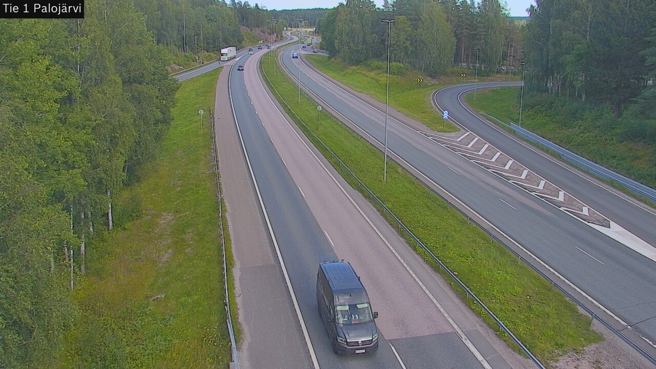 Weather Camera Image Road 1 Vihti, Palojärvi, Vihti, Uusimaa