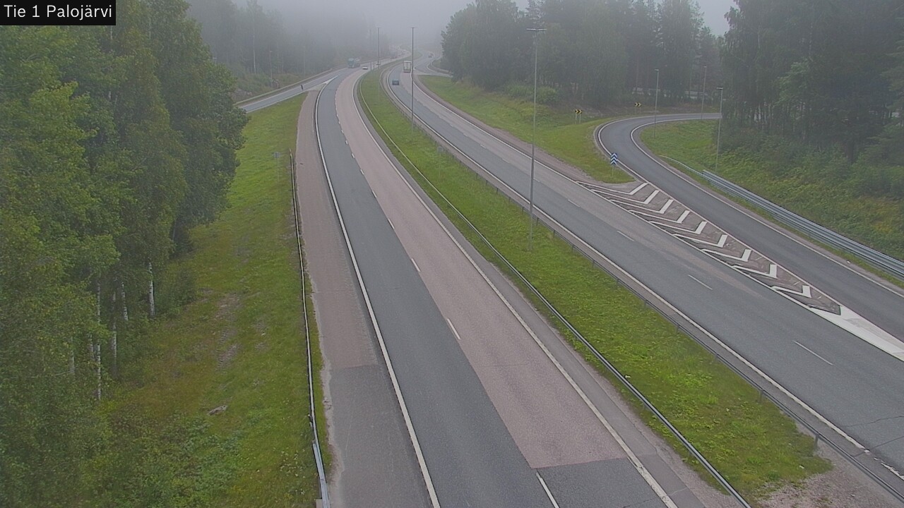 Weather Camera Image Road 1 Vihti, Palojärvi, Vihti, Uusimaa
