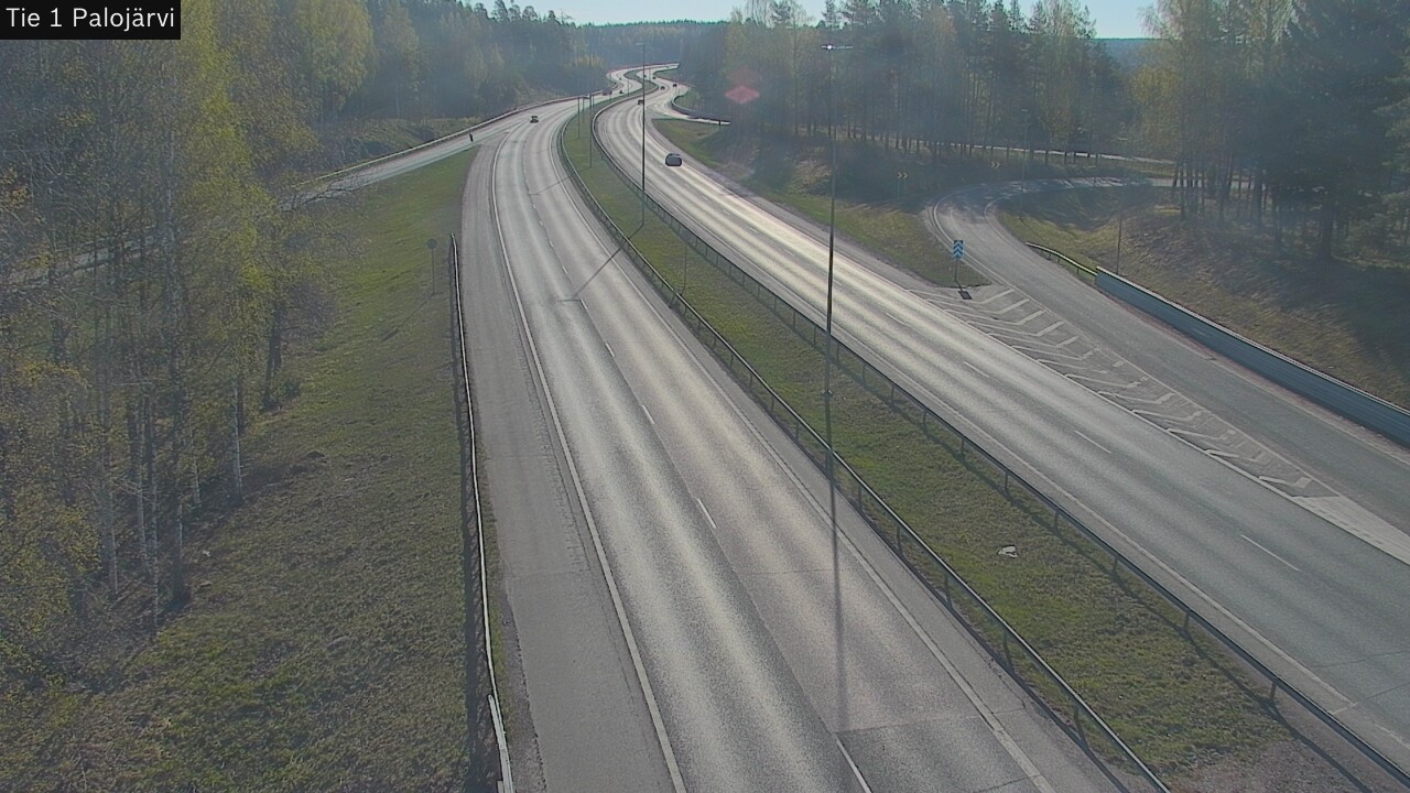 Weather Camera Image Väg 1 Vichtis, Palojärvi, Vihti, Uusimaa