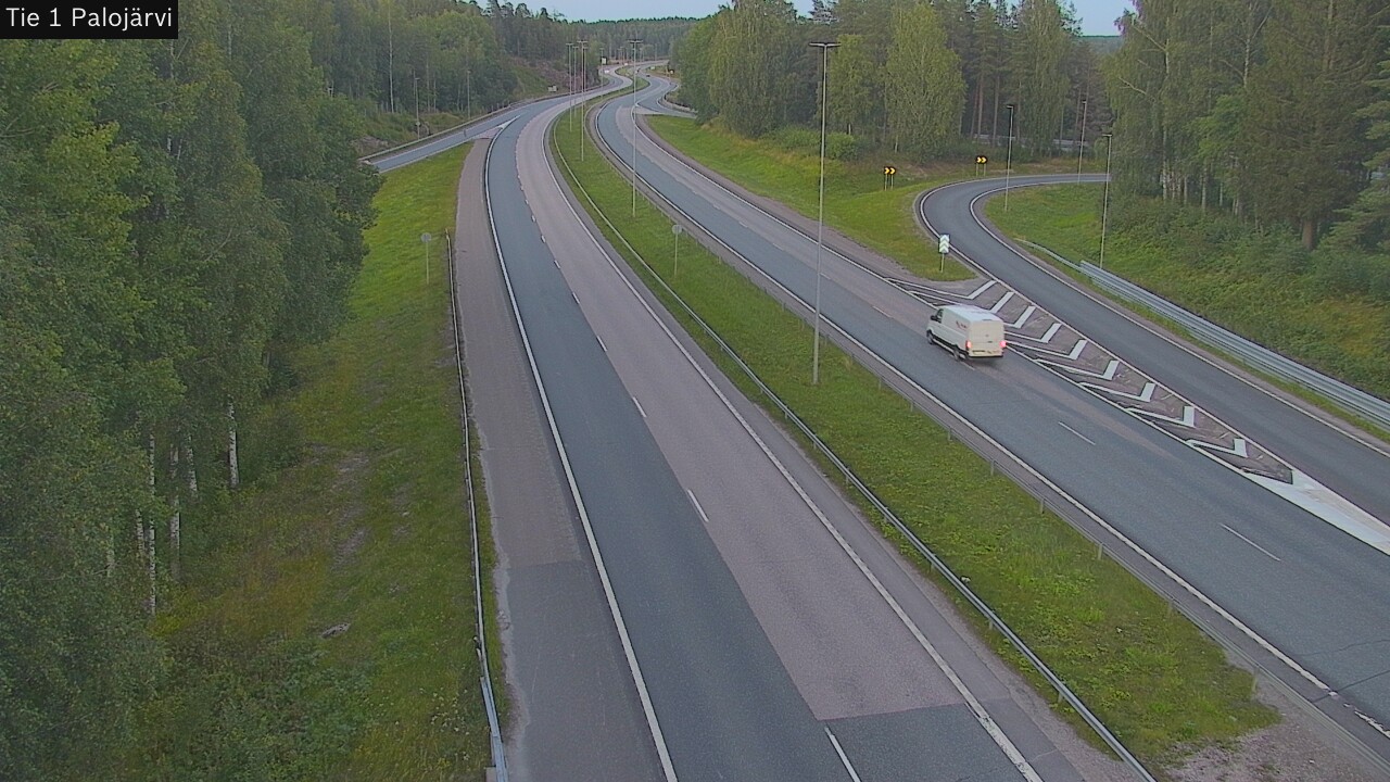 Weather Camera Image Road 1 Vihti, Palojärvi, Vihti, Uusimaa