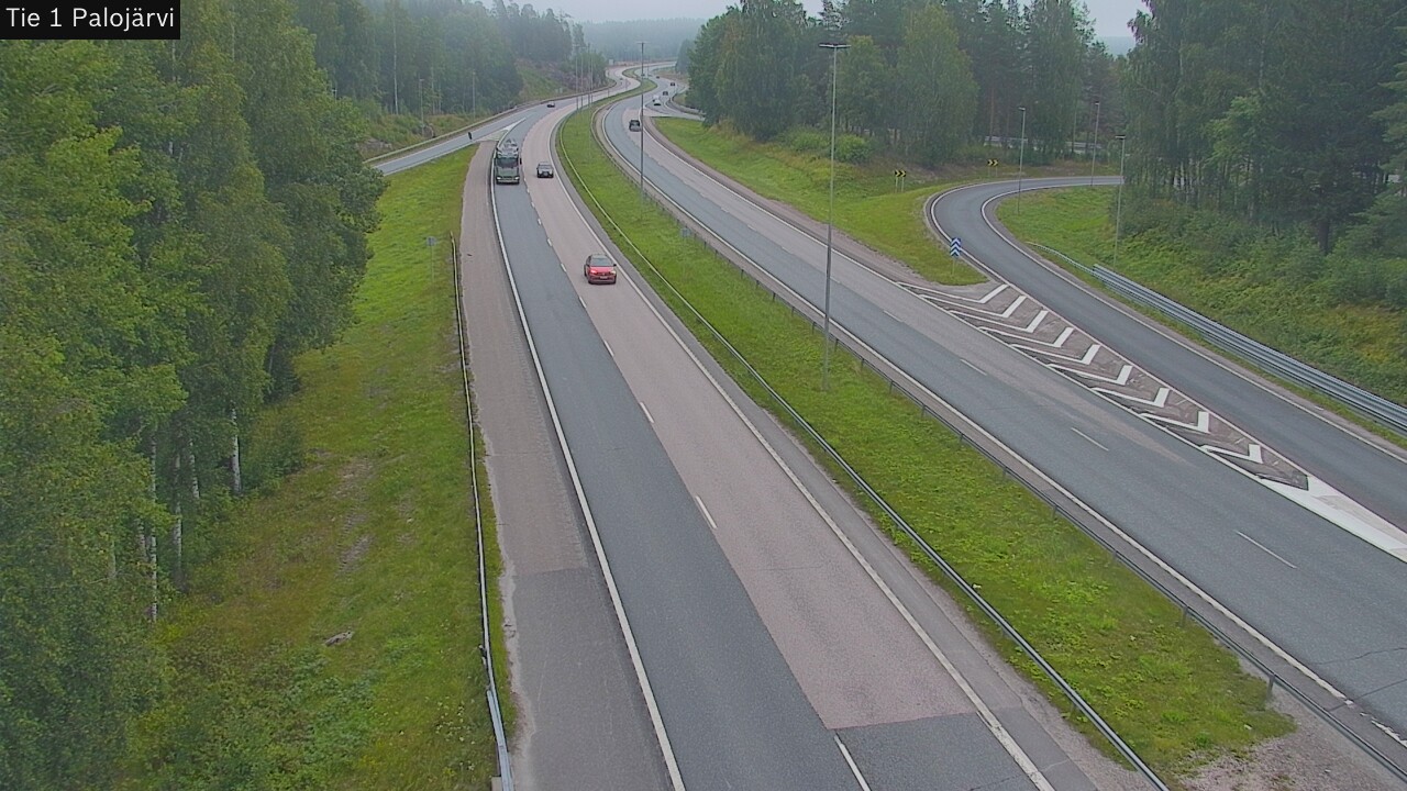 Weather Camera Image Road 1 Vihti, Palojärvi, Vihti, Uusimaa