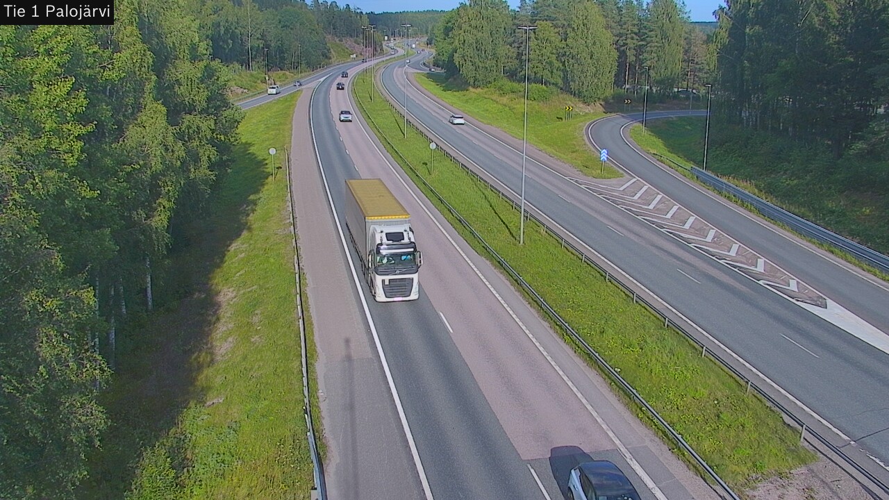 Weather Camera Image Road 1 Vihti, Palojärvi, Vihti, Uusimaa
