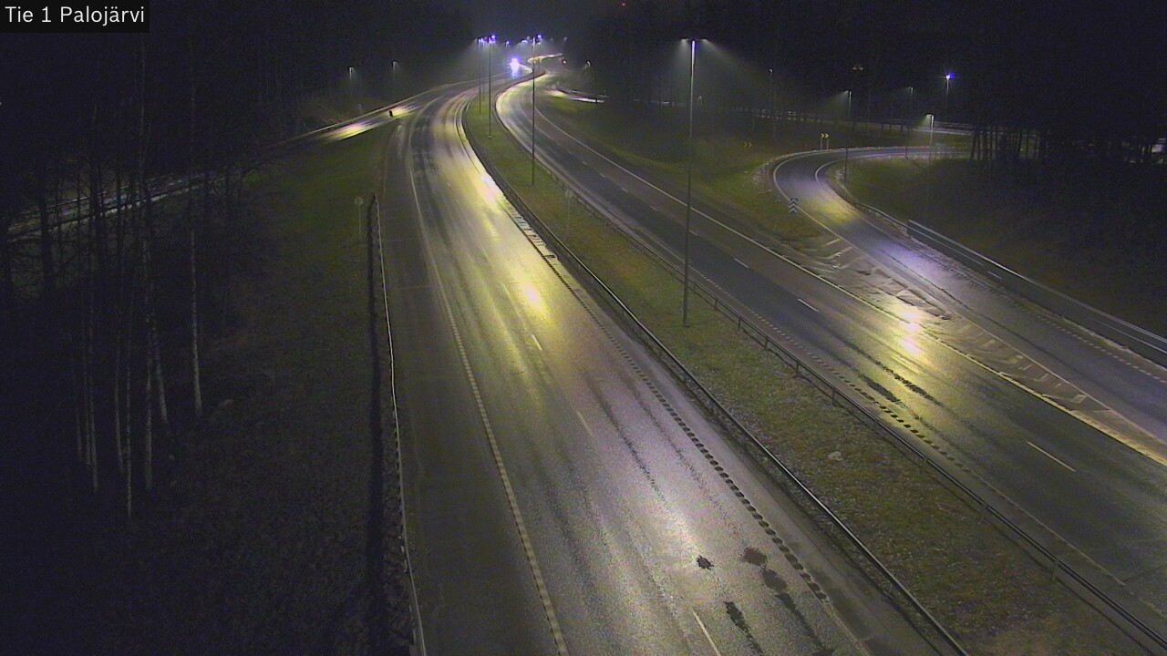 Weather Camera Image Väg 1 Vichtis, Palojärvi, Vihti, Uusimaa