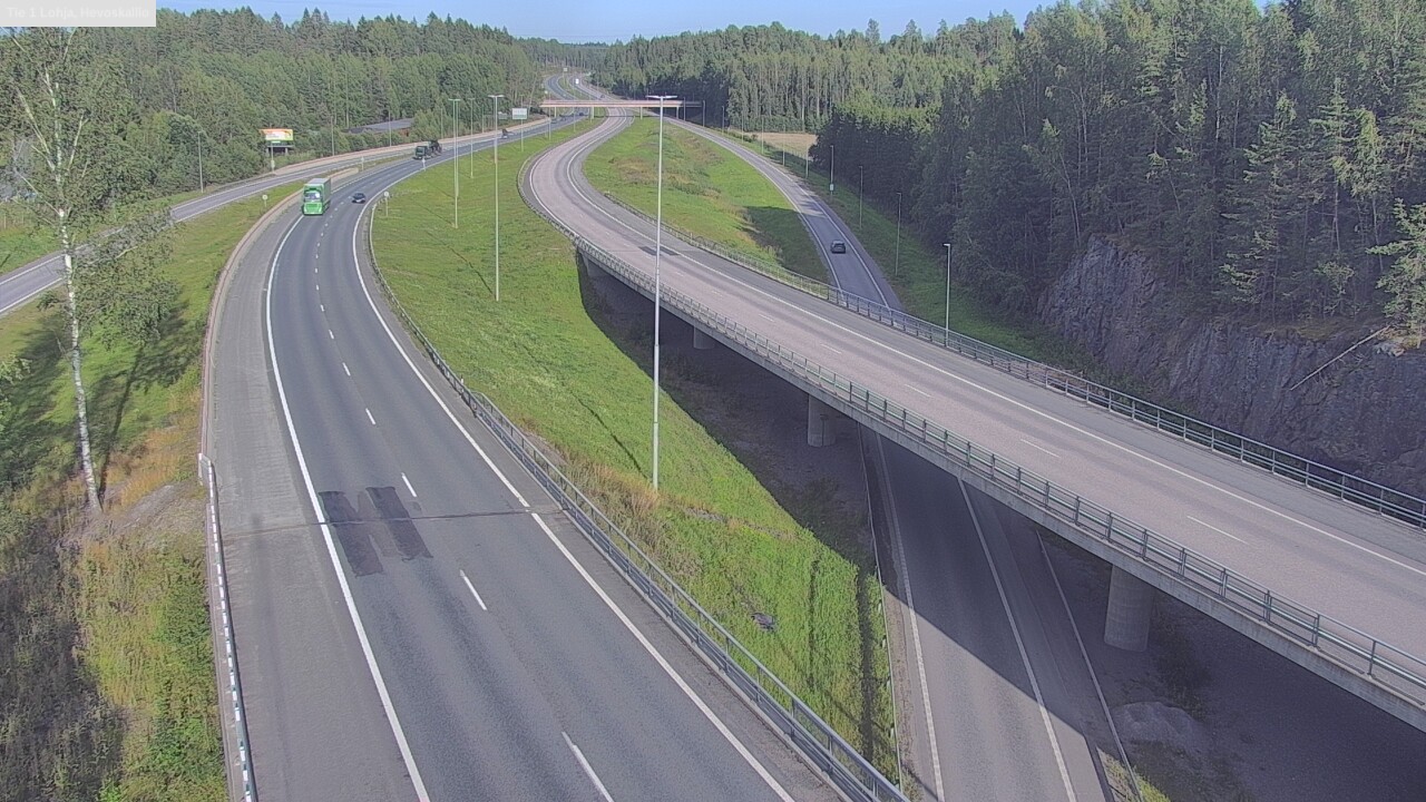 Weather Camera Image Road 1 Lohja, Hevoskallio, Lohja, Uusimaa