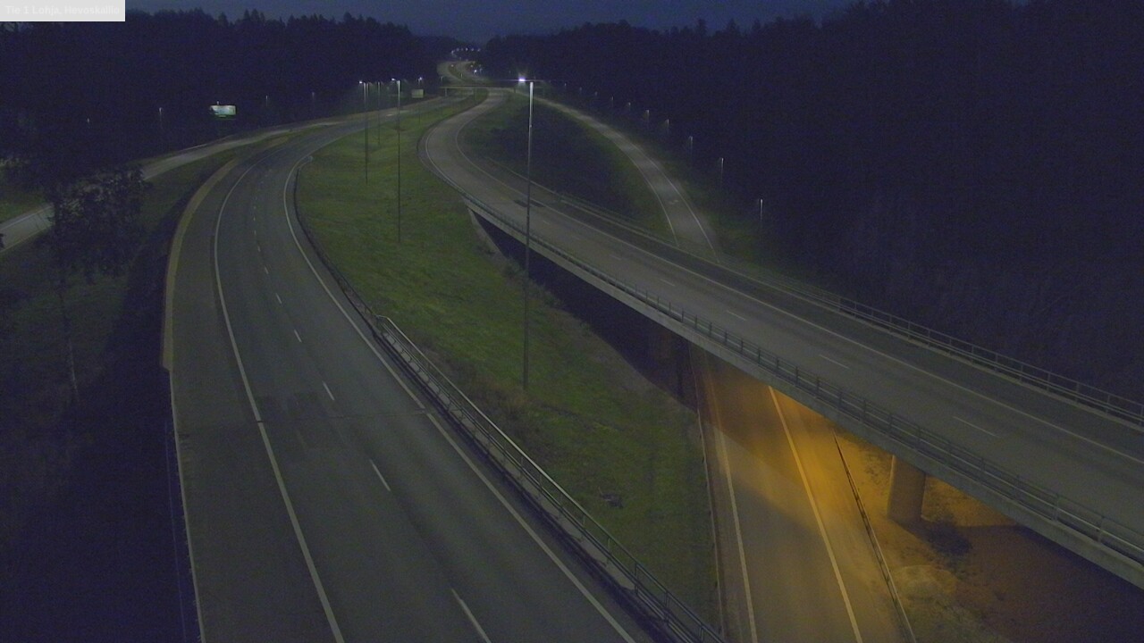 Weather Camera Image Road 1 Lohja, Hevoskallio, Lohja, Uusimaa