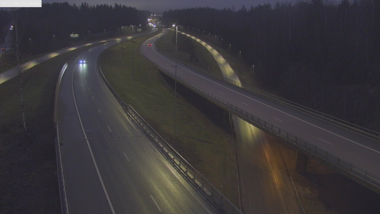 Weather Camera Image Väg 1 Lojo, Hevoskallio, Lohja, Uusimaa