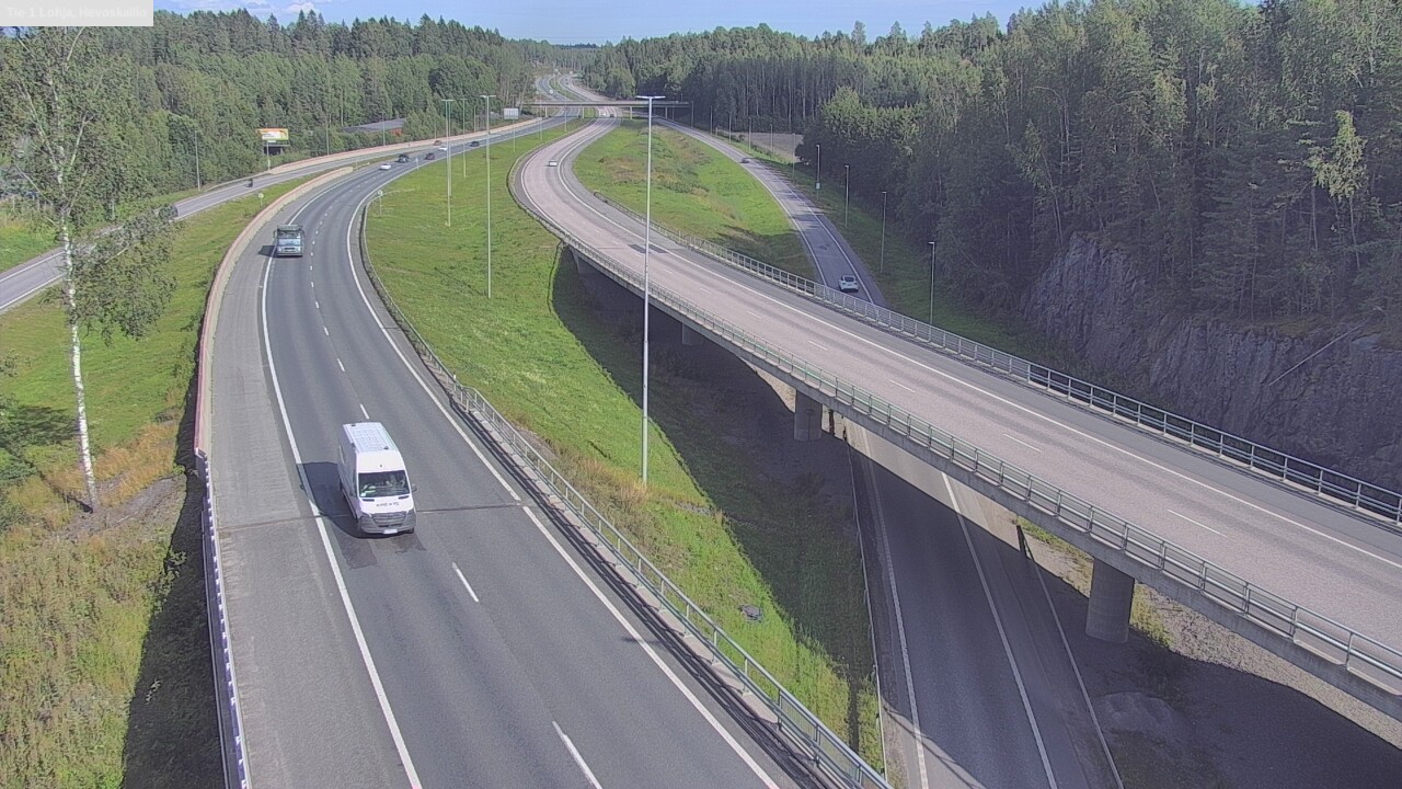 Weather Camera Image Road 1 Lohja, Hevoskallio, Lohja, Uusimaa