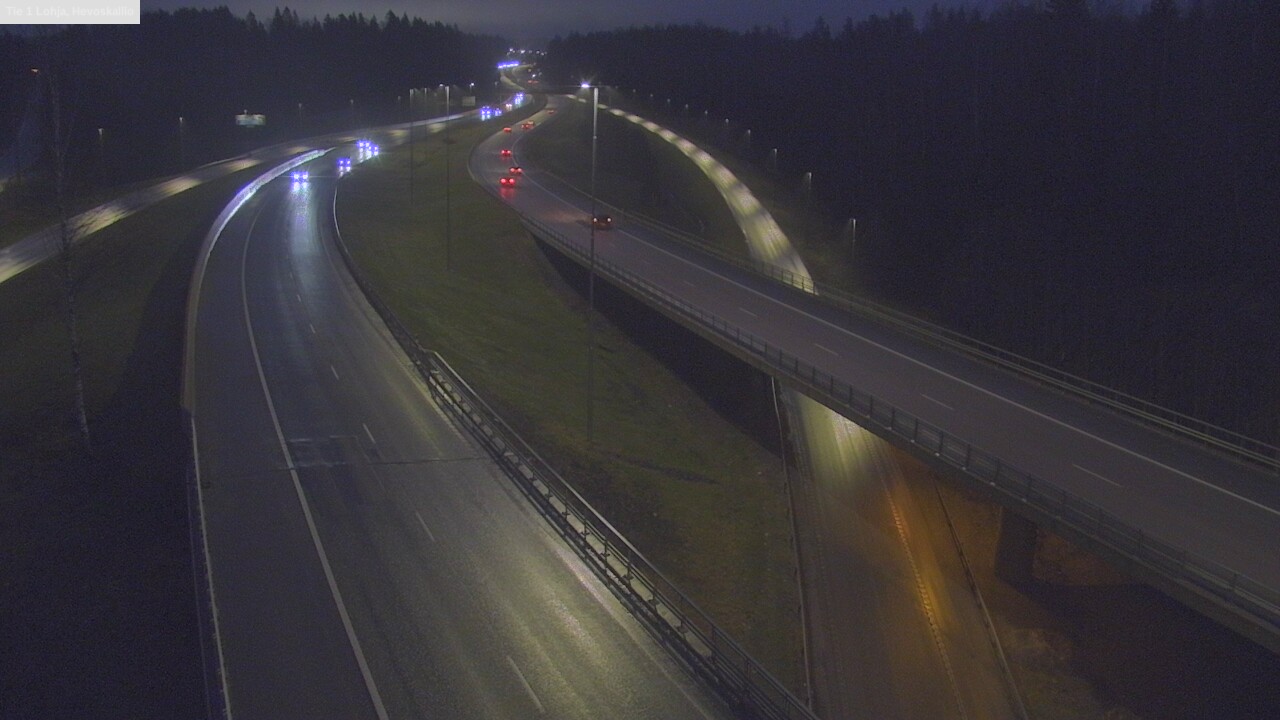 Weather Camera Image Väg 1 Lojo, Hevoskallio, Lohja, Uusimaa
