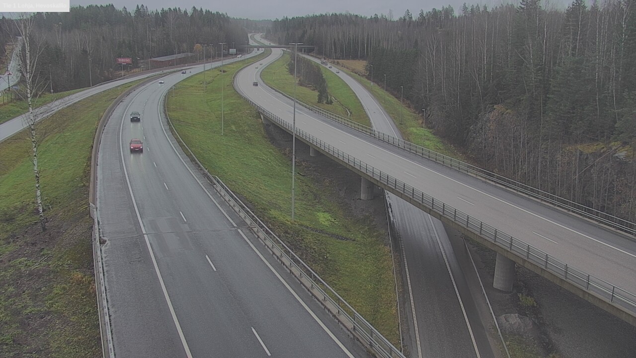 Weather Camera Image Road 1 Lohja, Hevoskallio, Lohja, Uusimaa