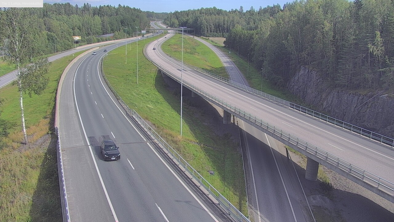 Weather Camera Image Road 1 Lohja, Hevoskallio, Lohja, Uusimaa