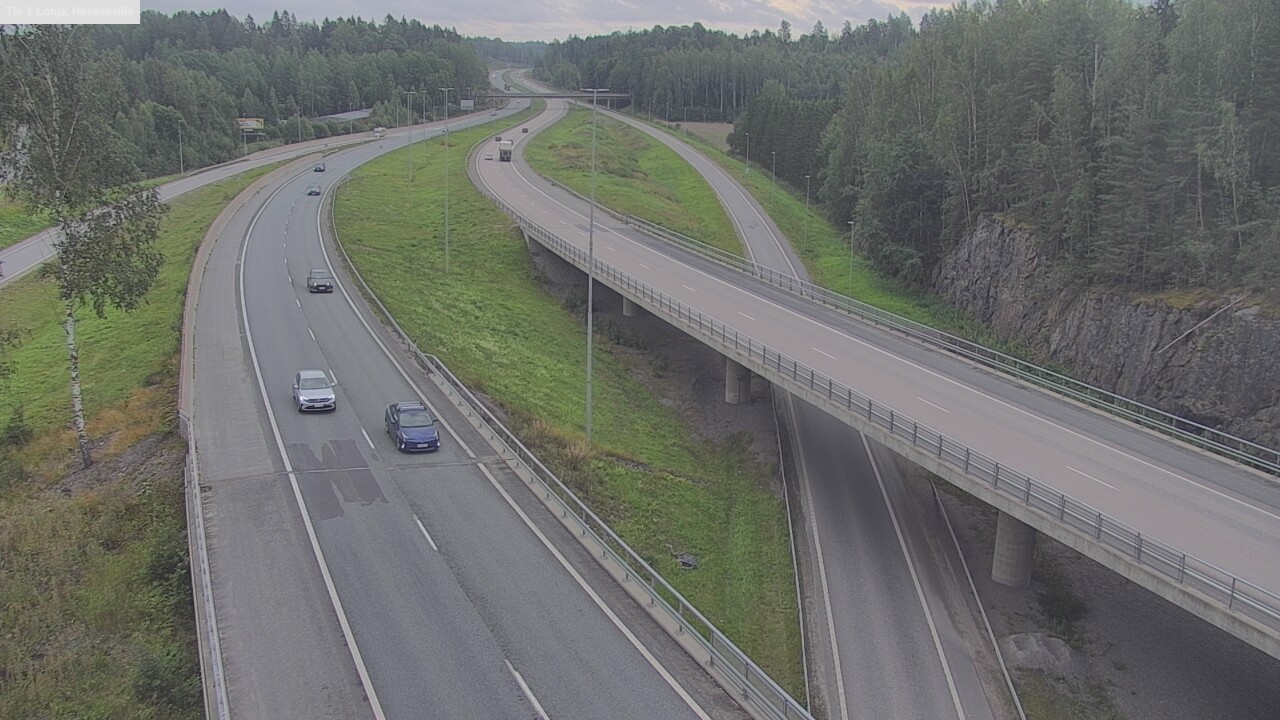 Weather Camera Image Road 1 Lohja, Hevoskallio, Lohja, Uusimaa