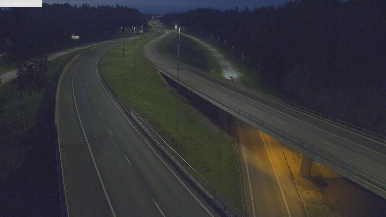 Weather Camera Image Road 1 Lohja, Hevoskallio, Lohja, Uusimaa