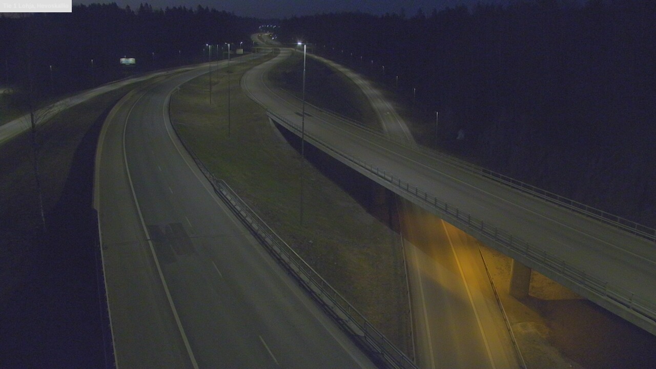 Weather Camera Image Väg 1 Lojo, Hevoskallio, Lohja, Uusimaa