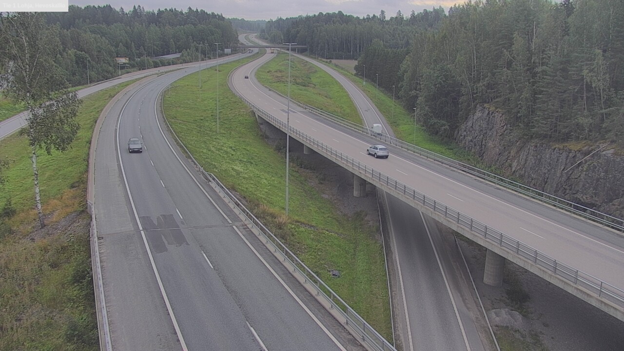 Weather Camera Image Road 1 Lohja, Hevoskallio, Lohja, Uusimaa