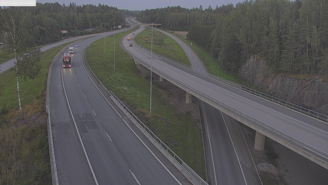 Weather Camera Image Road 1 Lohja, Hevoskallio, Lohja, Uusimaa