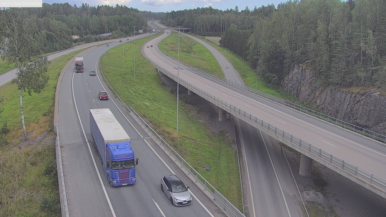 Weather Camera Image Road 1 Lohja, Hevoskallio, Lohja, Uusimaa