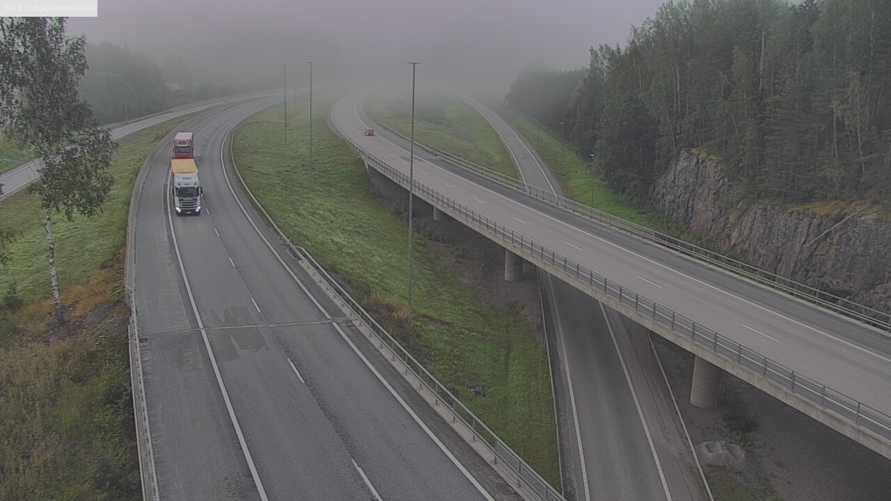 Weather Camera Image Road 1 Lohja, Hevoskallio, Lohja, Uusimaa
