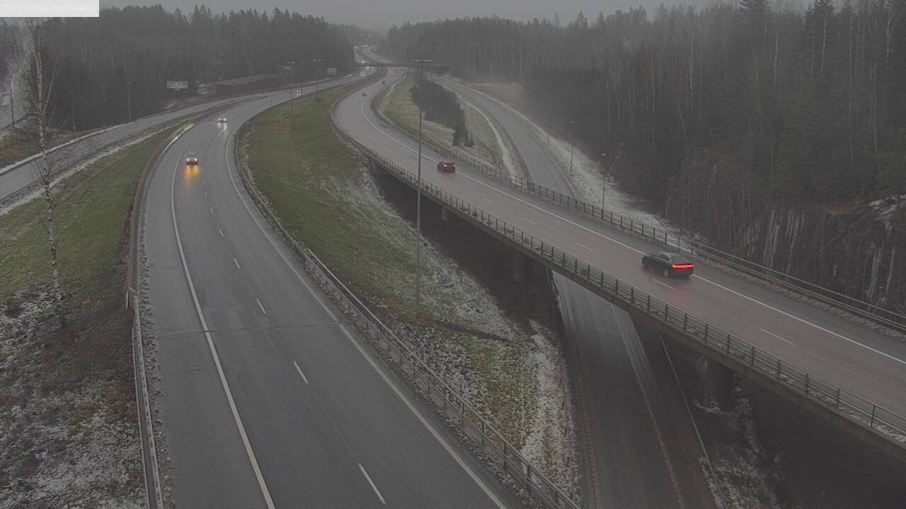 Weather Camera Image Road 1 Lohja, Hevoskallio, Lohja, Uusimaa