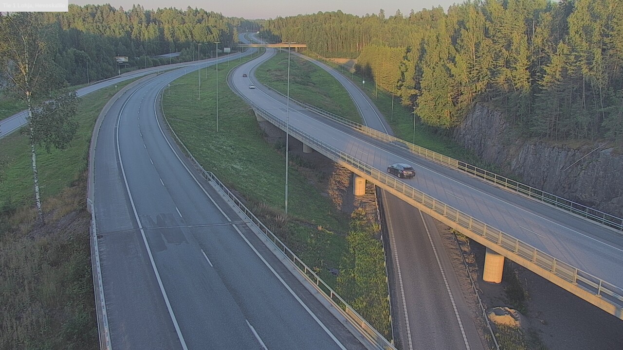 Weather Camera Image Road 1 Lohja, Hevoskallio, Lohja, Uusimaa