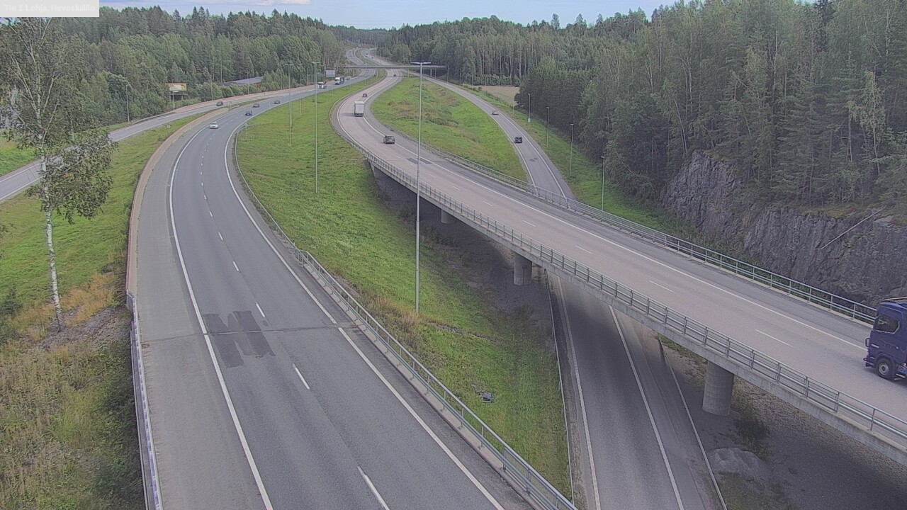 Weather Camera Image Road 1 Lohja, Hevoskallio, Lohja, Uusimaa