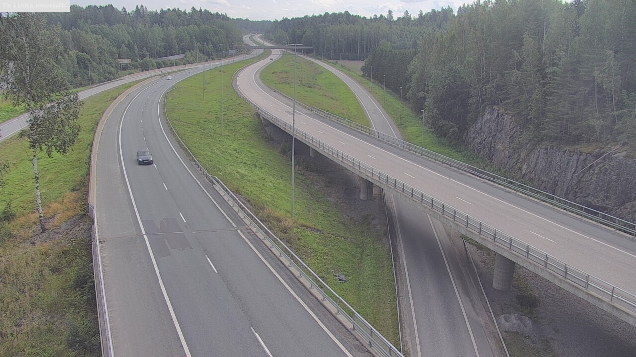 Weather Camera Image Väg 1 Lojo, Hevoskallio, Lohja, Uusimaa