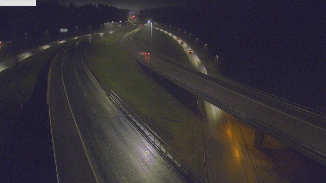 Weather Camera Image Väg 1 Lojo, Hevoskallio, Lohja, Uusimaa