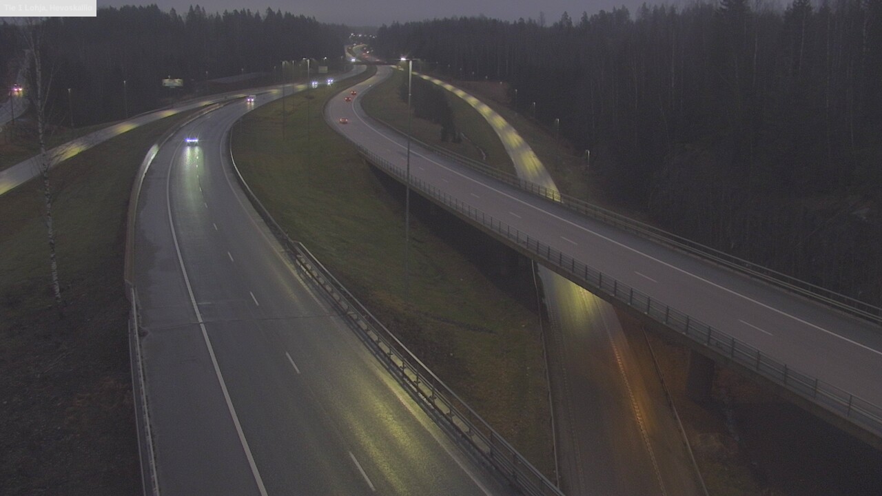 Weather Camera Image Väg 1 Lojo, Hevoskallio, Lohja, Uusimaa