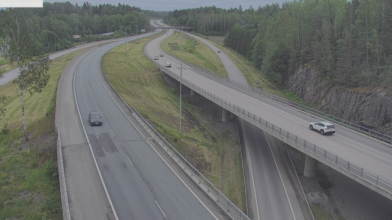 Weather Camera Image Väg 1 Lojo, Hevoskallio, Lohja, Uusimaa