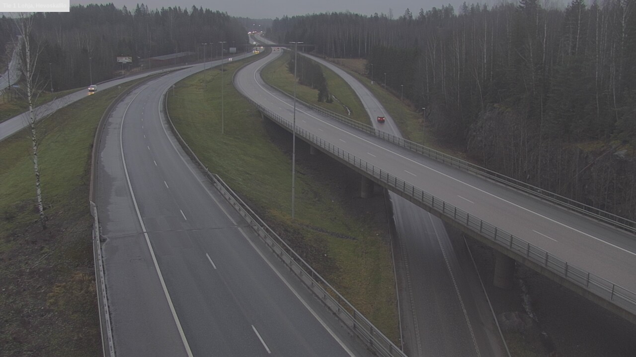 Weather Camera Image Väg 1 Lojo, Hevoskallio, Lohja, Uusimaa
