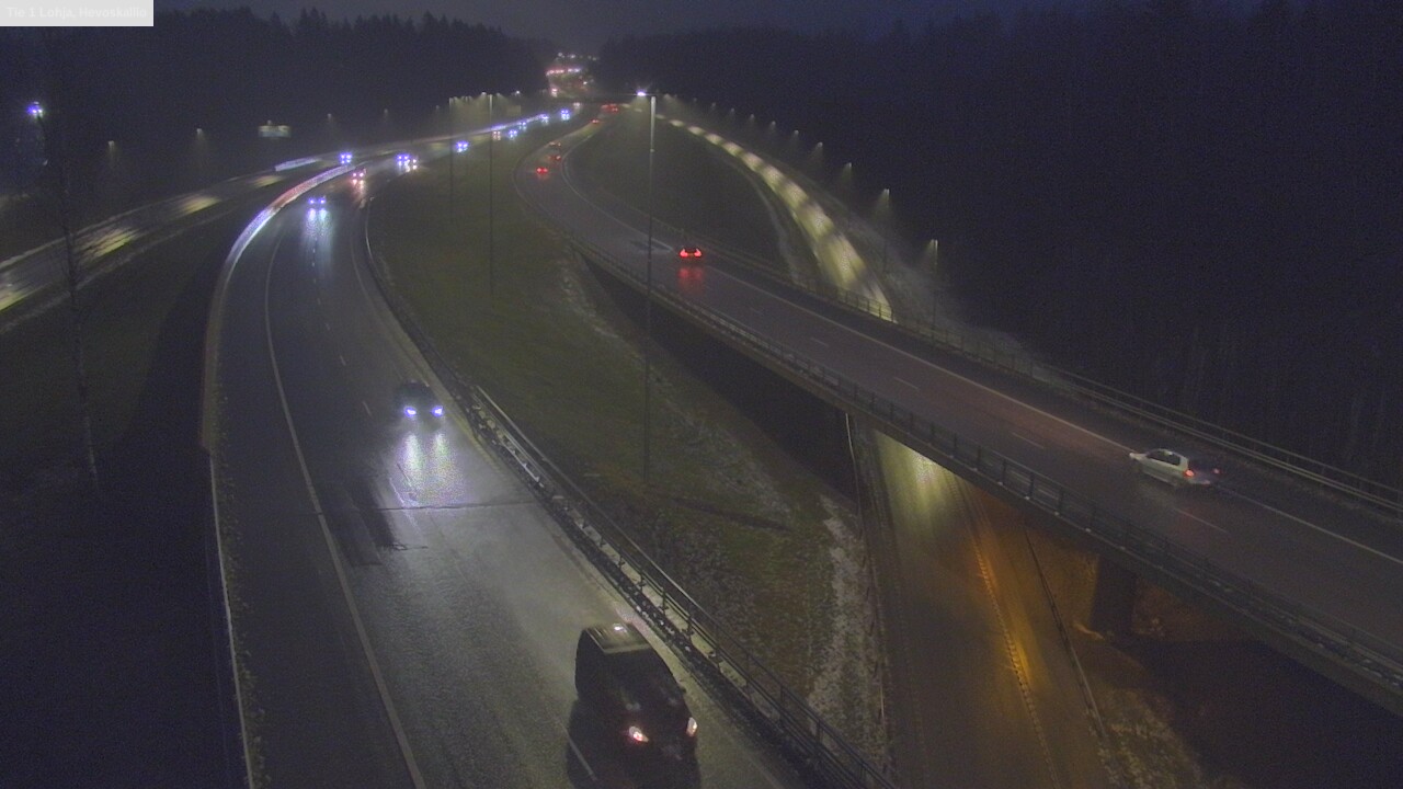 Weather Camera Image Road 1 Lohja, Hevoskallio, Lohja, Uusimaa