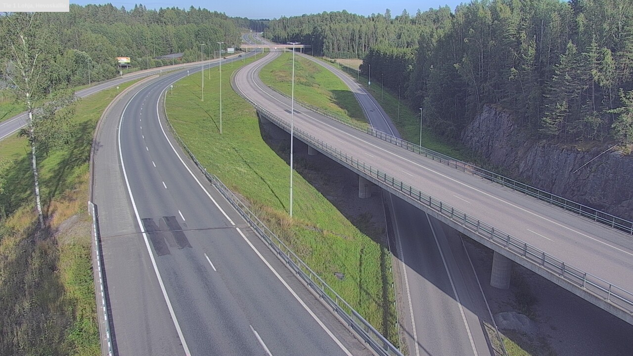 Weather Camera Image Road 1 Lohja, Hevoskallio, Lohja, Uusimaa