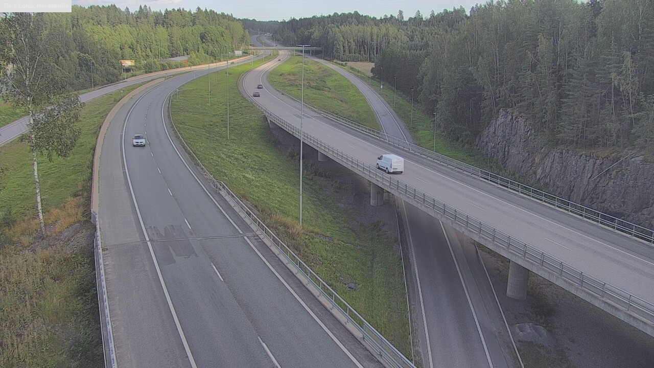 Weather Camera Image Road 1 Lohja, Hevoskallio, Lohja, Uusimaa