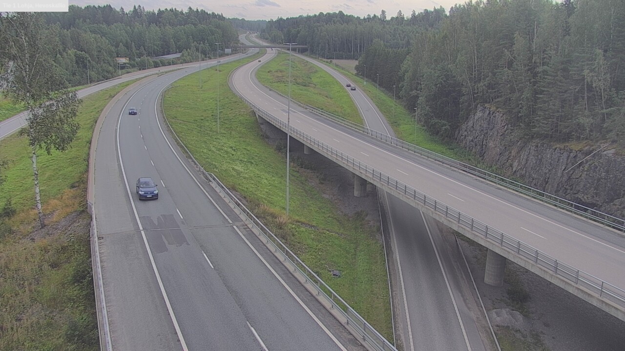 Weather Camera Image Road 1 Lohja, Hevoskallio, Lohja, Uusimaa