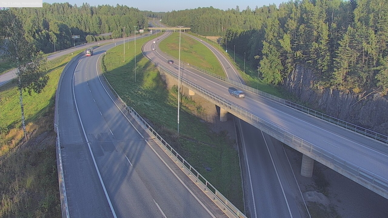 Weather Camera Image Road 1 Lohja, Hevoskallio, Lohja, Uusimaa