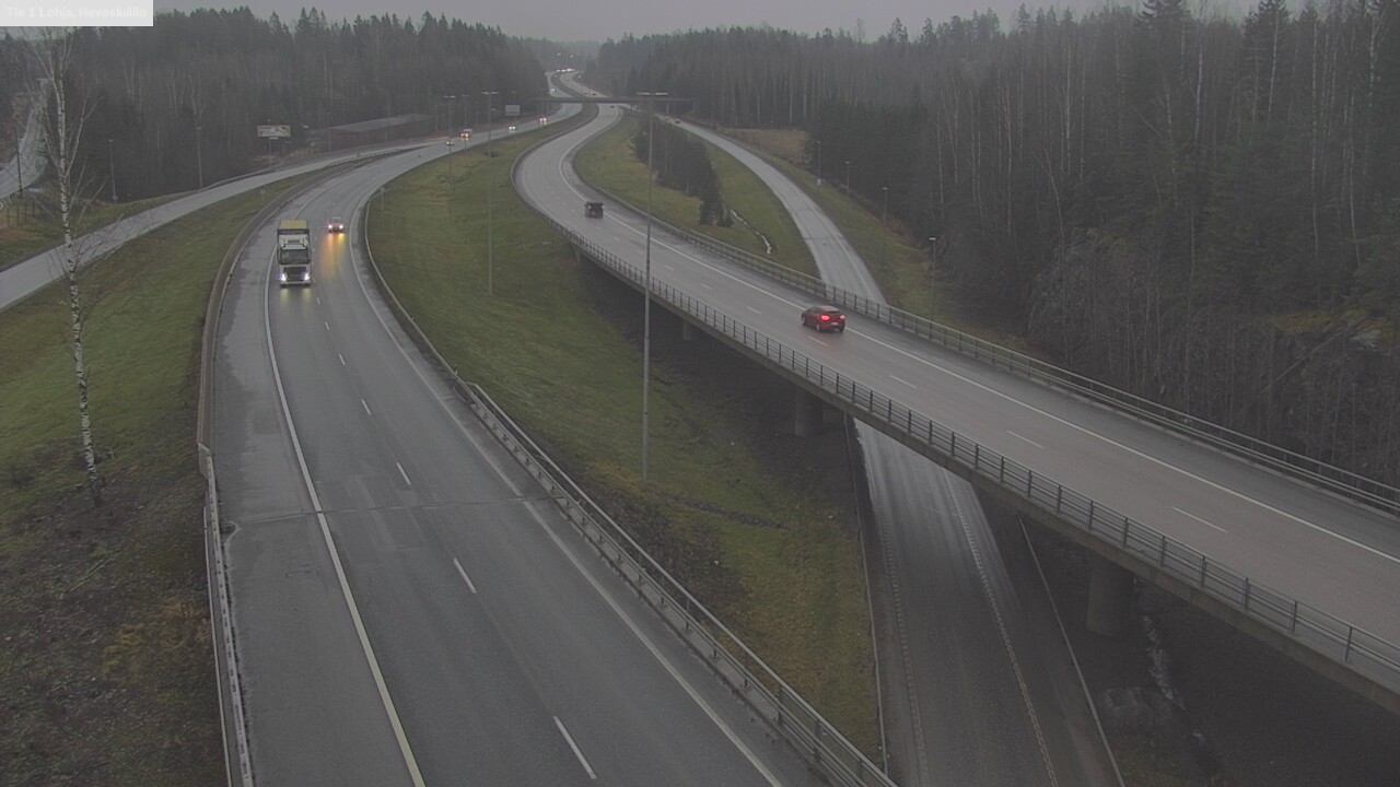 Weather Camera Image Väg 1 Lojo, Hevoskallio, Lohja, Uusimaa