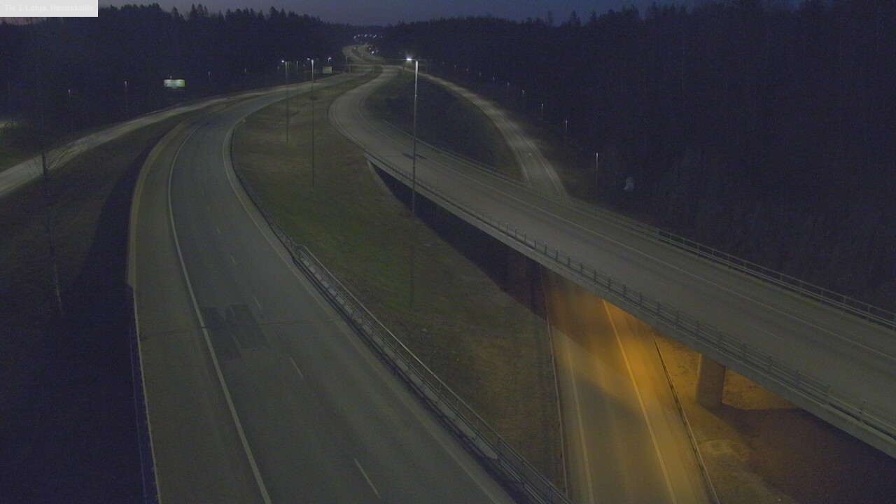 Weather Camera Image Väg 1 Lojo, Hevoskallio, Lohja, Uusimaa