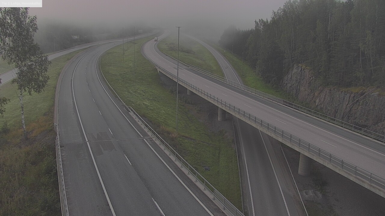Weather Camera Image Road 1 Lohja, Hevoskallio, Lohja, Uusimaa
