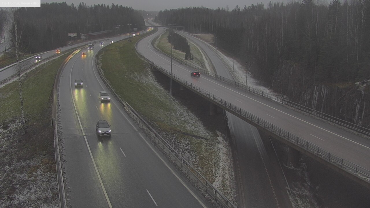 Weather Camera Image Road 1 Lohja, Hevoskallio, Lohja, Uusimaa