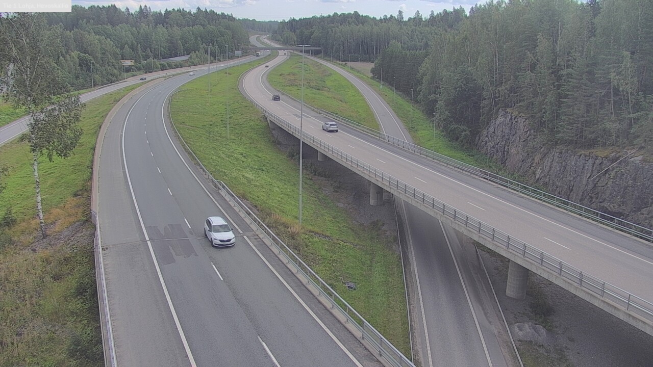 Weather Camera Image Väg 1 Lojo, Hevoskallio, Lohja, Uusimaa