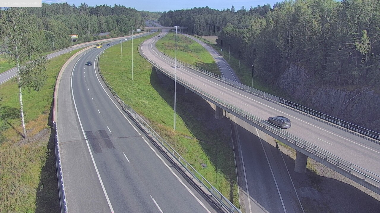 Weather Camera Image Road 1 Lohja, Hevoskallio, Lohja, Uusimaa