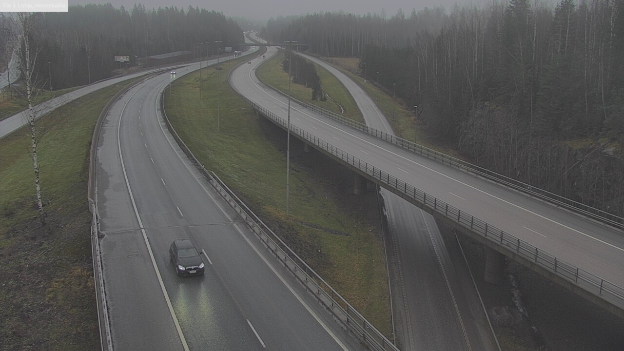 Weather Camera Image Väg 1 Lojo, Hevoskallio, Lohja, Uusimaa