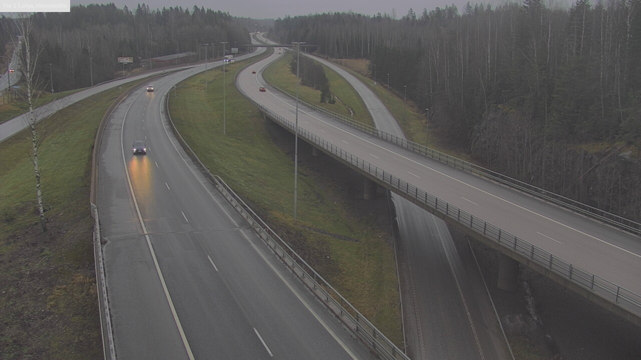 Weather Camera Image Väg 1 Lojo, Hevoskallio, Lohja, Uusimaa