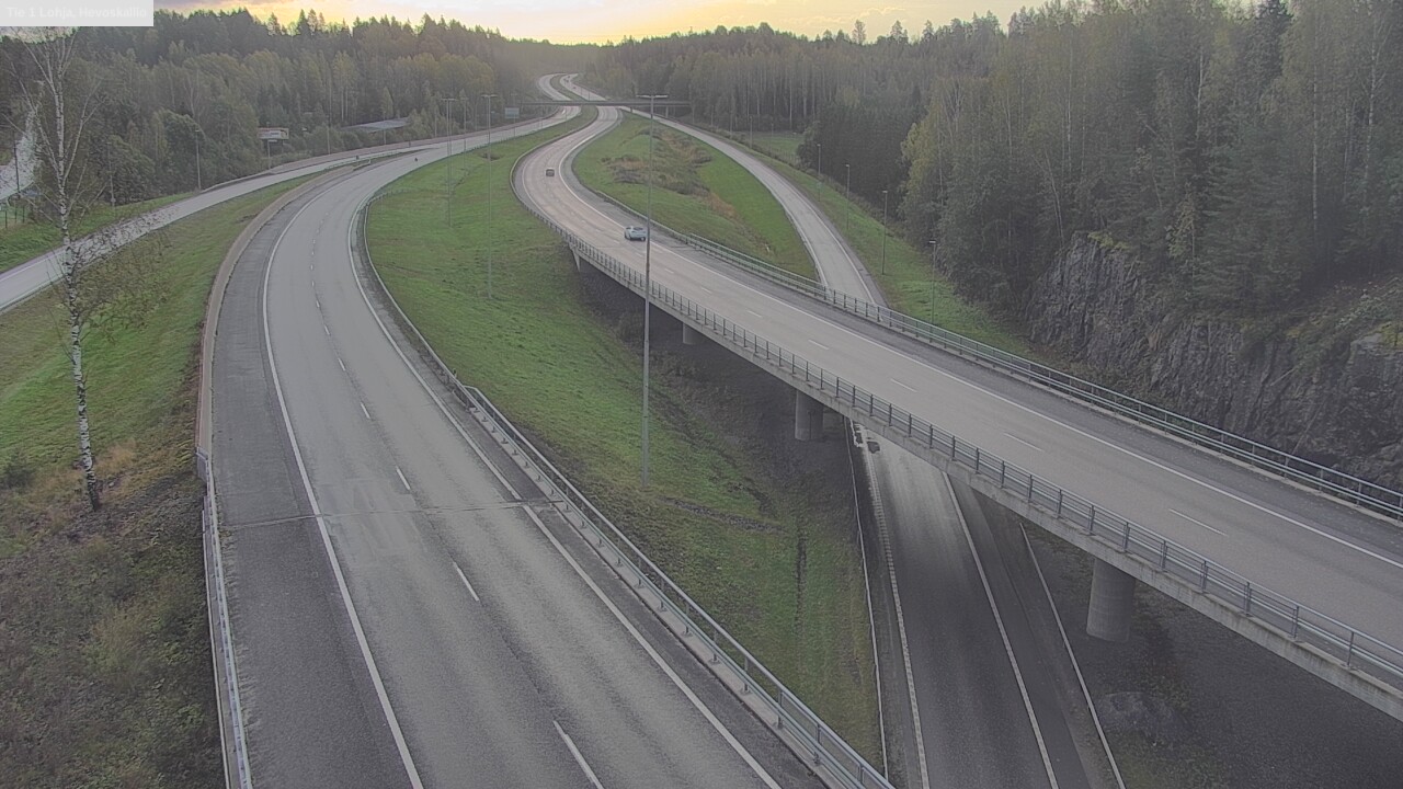 Weather Camera Image Road 1 Lohja, Hevoskallio, Lohja, Uusimaa